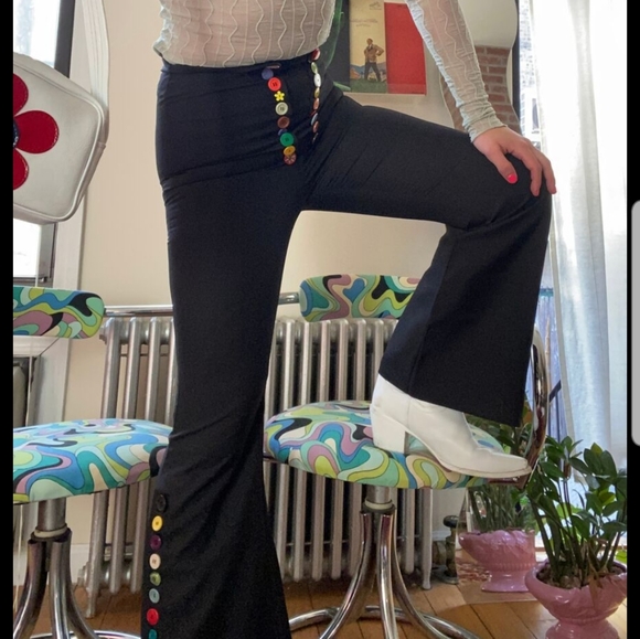 Tyler Mcgillivray black button pants - Picture 7 of 10